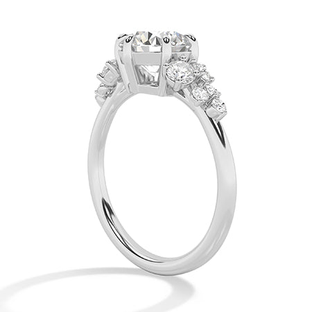 Round LG Diamond Ring in Rose Gold - Binson Diamonds Antwerp