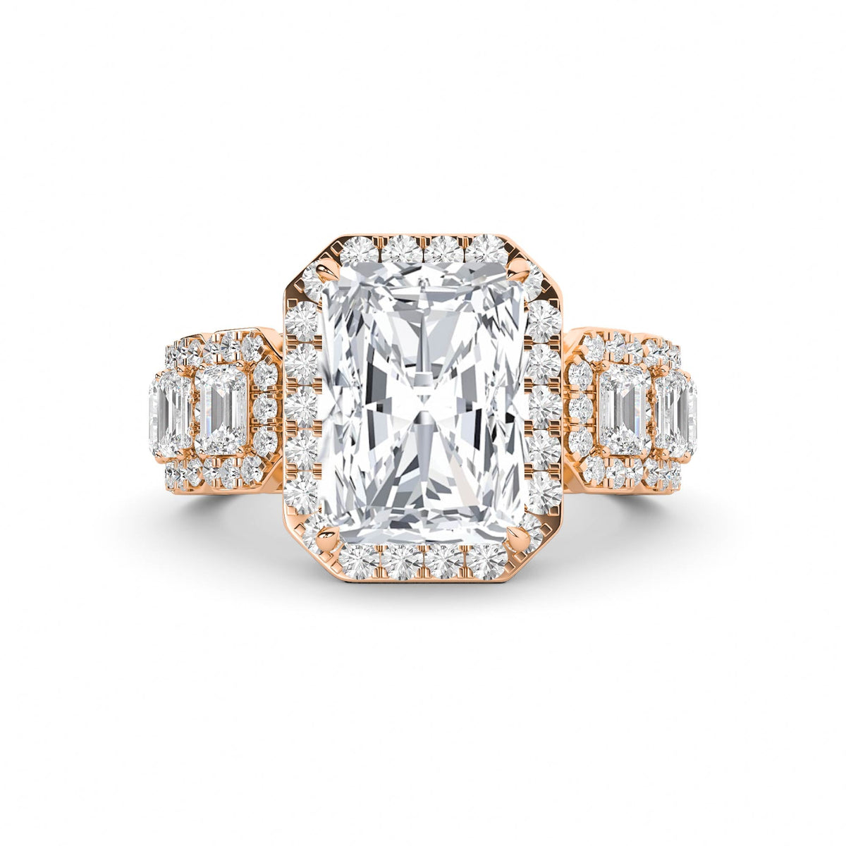 LR66673 lab-grown diamond ring