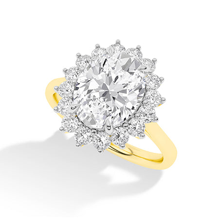 Round LG Diamond Ring in Rose Gold - Binson Diamonds Antwerp