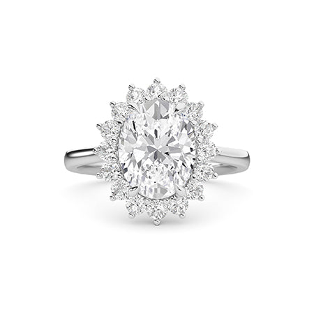 Round LG Diamond Ring in Rose Gold - Binson Diamonds Antwerp