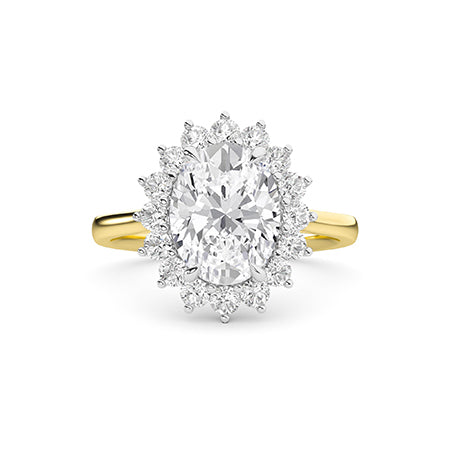 Round LG Diamond Ring in Rose Gold - Binson Diamonds Antwerp