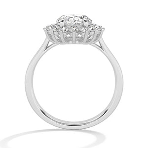 Round LG Diamond Ring in Yellow Gold - Binson Diamonds Antwerp