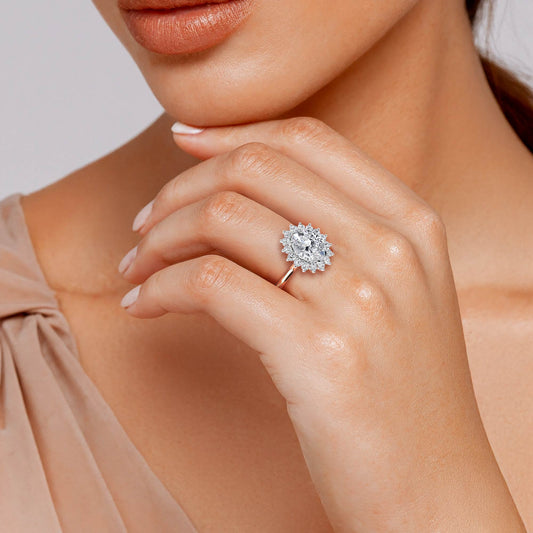 Round LG Diamond Ring in Rose Gold - Binson Diamonds Antwerp