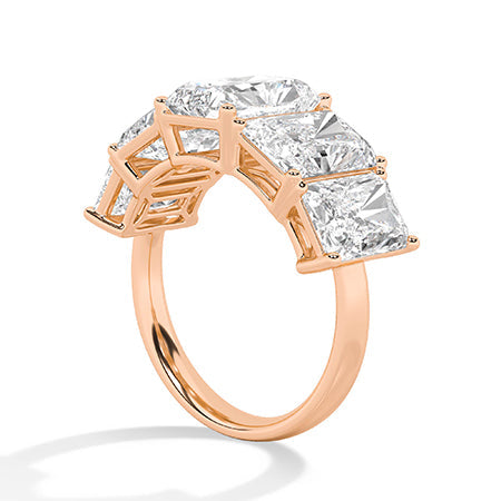 18K Lab-Grown Diamond Ring – LR66698-2 - Rose Gold