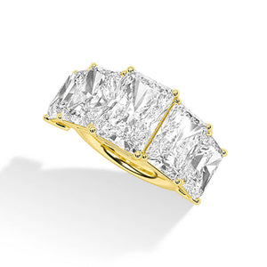Radiant LG Diamond Ring