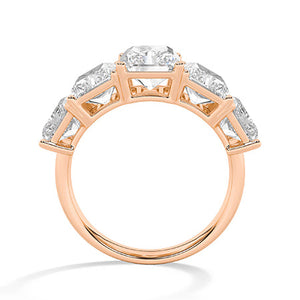 Radiant LG Diamond Ring