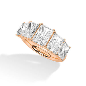 Radiant LG Diamond Ring