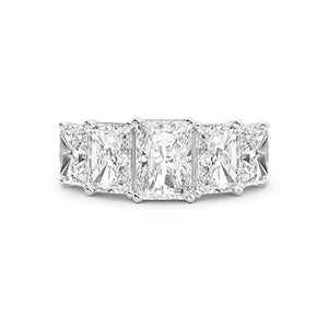 Radiant LG Diamond Ring