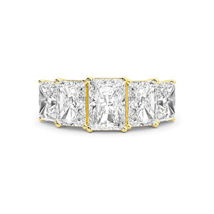 Radiant LG Diamond Ring