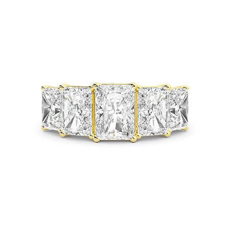 Radiant LG Diamond Ring