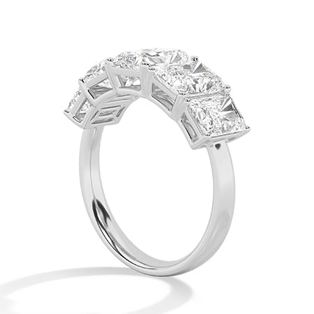Radiant LG Diamond Ring