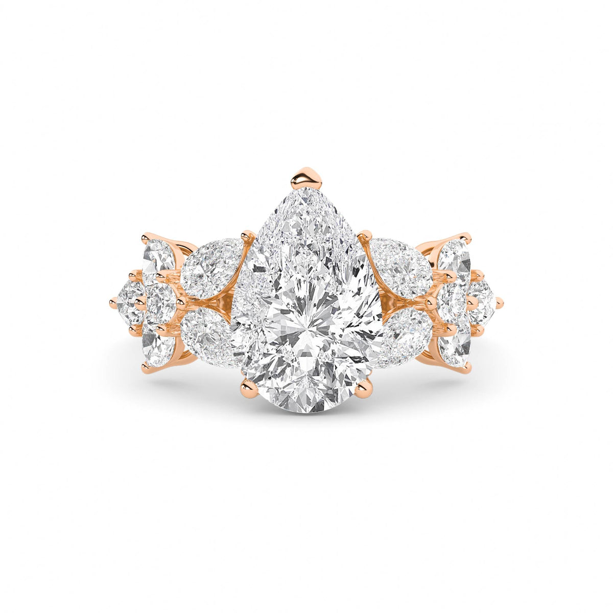 LR68567 lab-grown diamond ring