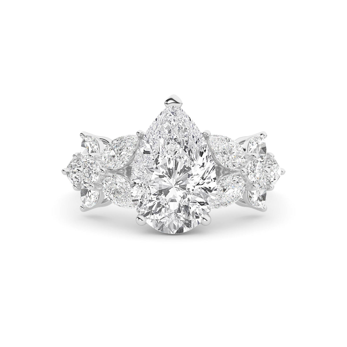 LR68567 lab-grown diamond ring