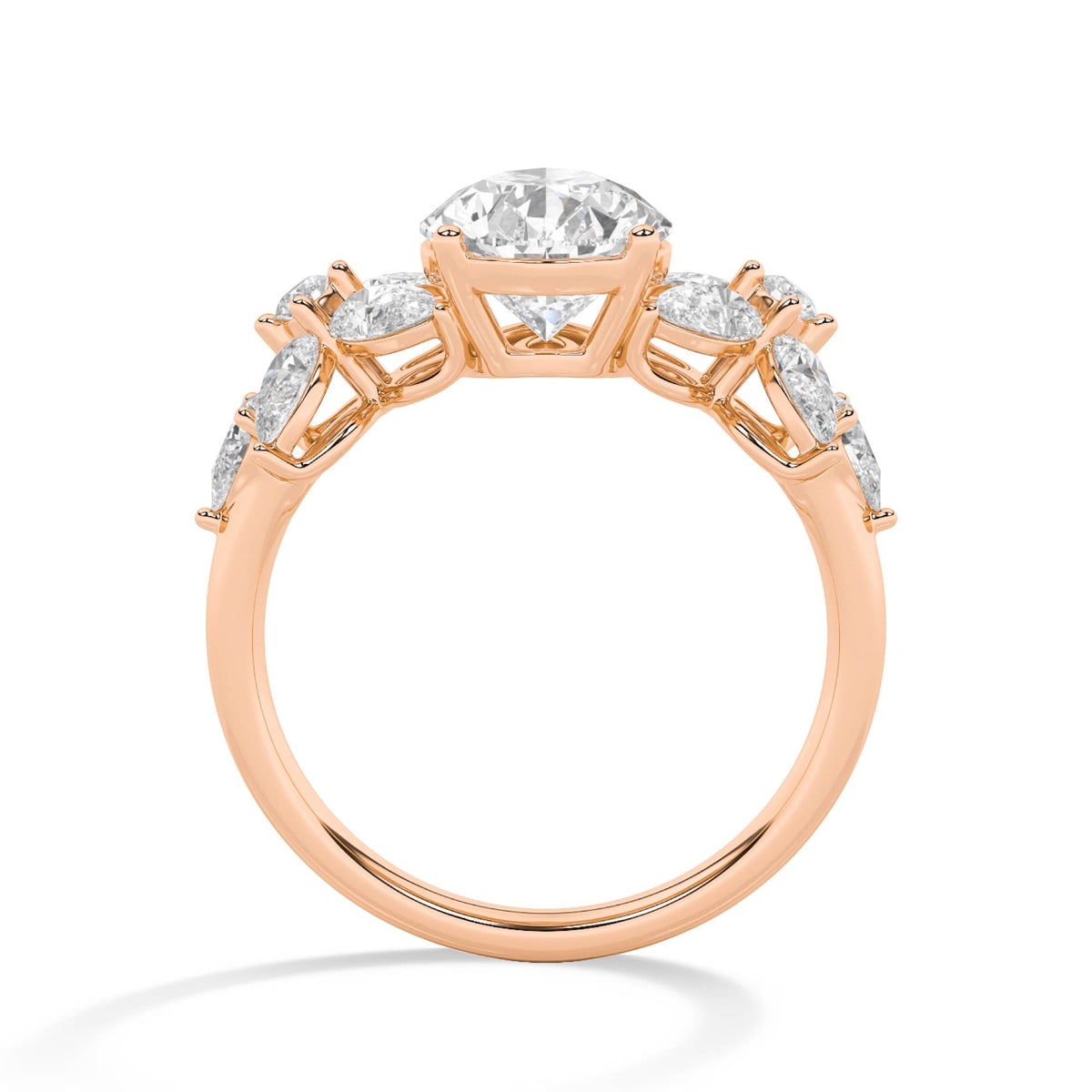 LR68567 lab-grown diamond ring