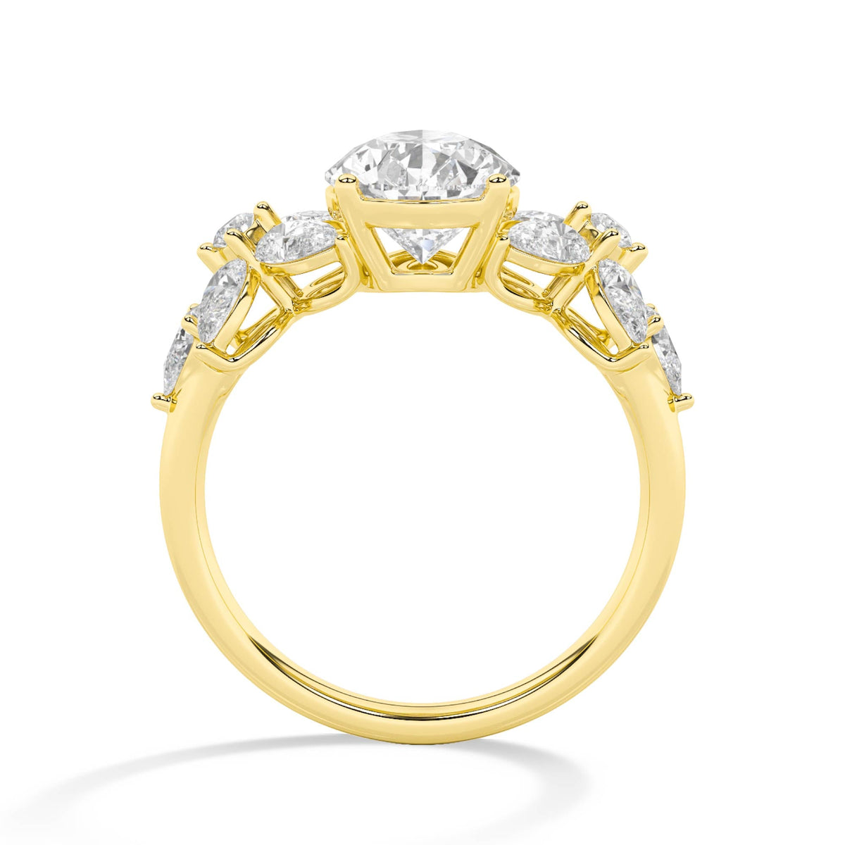 LR68567 lab-grown diamond ring