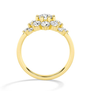 18K Lab-Grown Diamond Ring – LR68692 - Yellow Gold