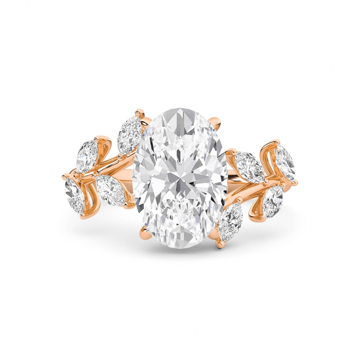LR68702 lab-grown diamond ring