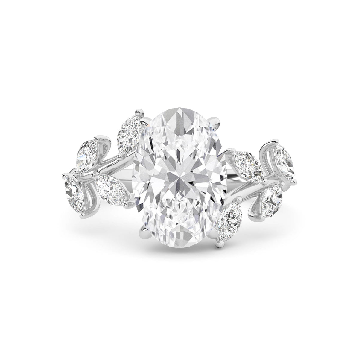 LR68702 lab-grown diamond ring