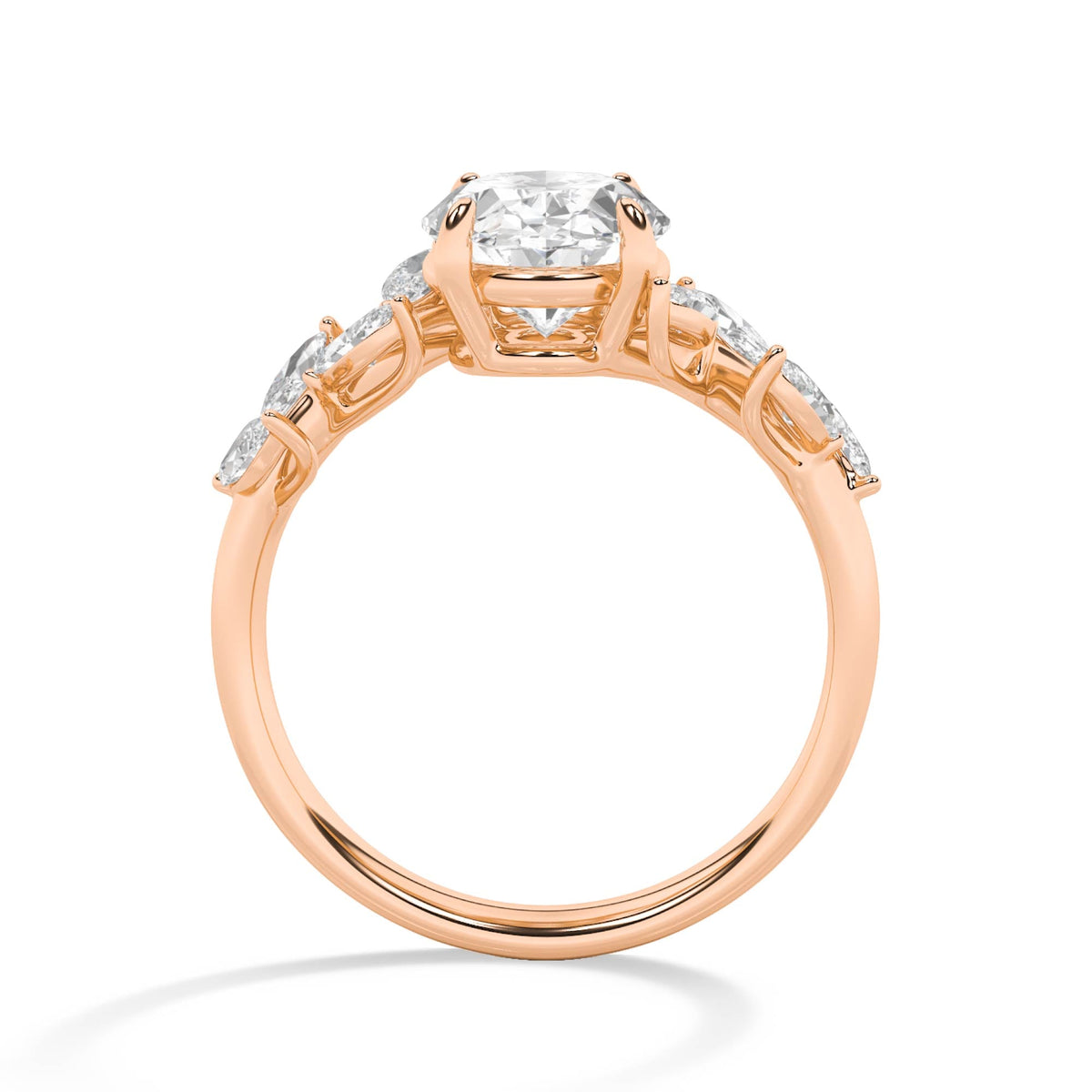 LR68702 lab-grown diamond ring