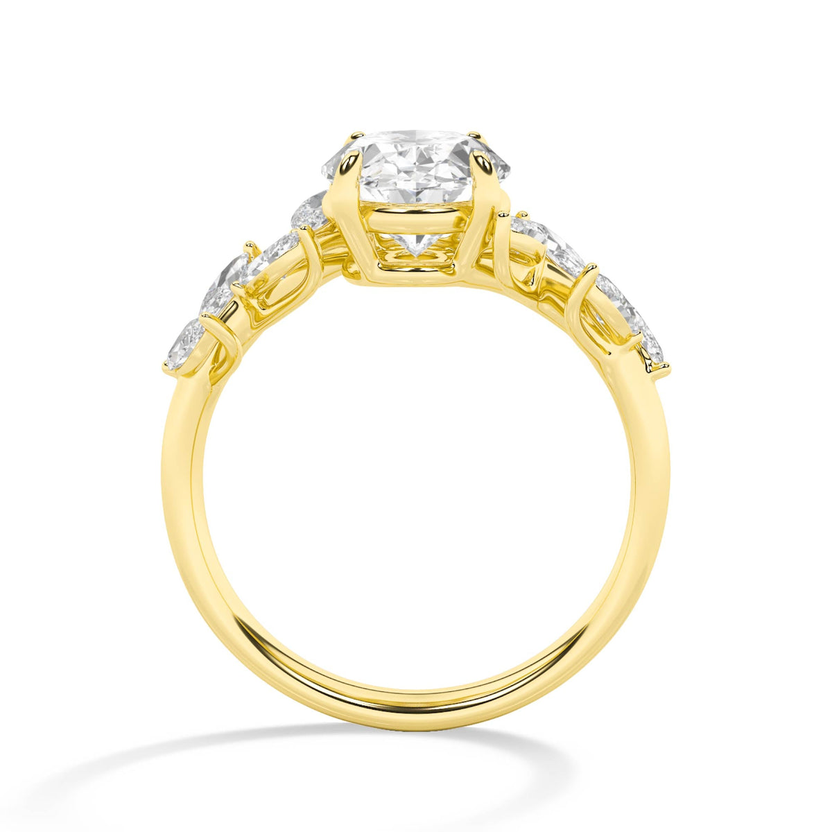 LR68702 lab-grown diamond ring