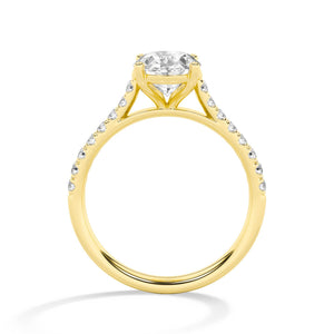18K Lab-Grown Diamond Ring – LR68754 - Yellow Gold
