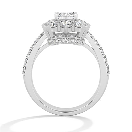 LG Diamond Ring in Yellow Gold - Binson Diamonds Antwerp