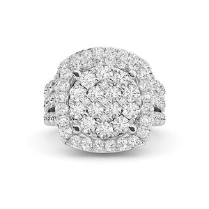 LG Diamond Ring in Yellow Gold - Binson Diamonds Antwerp