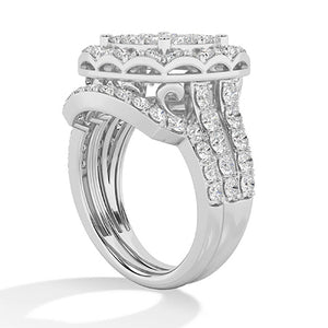 LG Diamond Ring in Yellow Gold - Binson Diamonds Antwerp