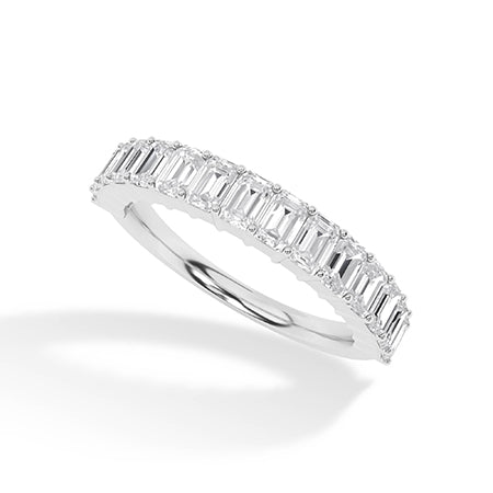 LG Diamond Ring in White Gold - Binson Diamonds Antwerp