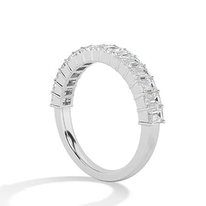 Lab-Grown Diamond Ring in 18K white gold, side view