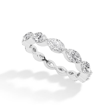 LG Diamond Ring in Rose Gold - Binson Diamonds Antwerp