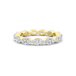 LG Diamond Ring in Rose Gold - Binson Diamonds Antwerp