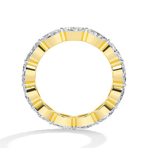 LG Diamond Ring in Rose Gold - Binson Diamonds Antwerp