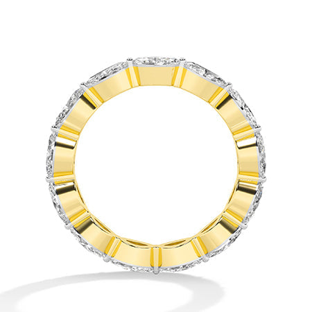 LG Diamond Ring in Rose Gold - Binson Diamonds Antwerp