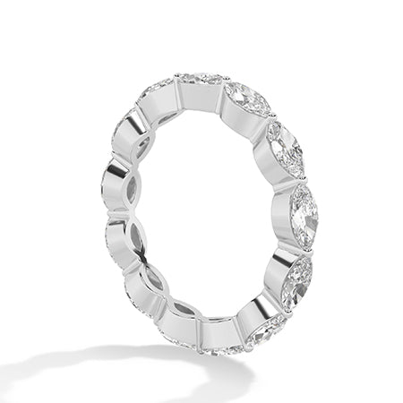 LG Diamond Ring in Rose Gold - Binson Diamonds Antwerp