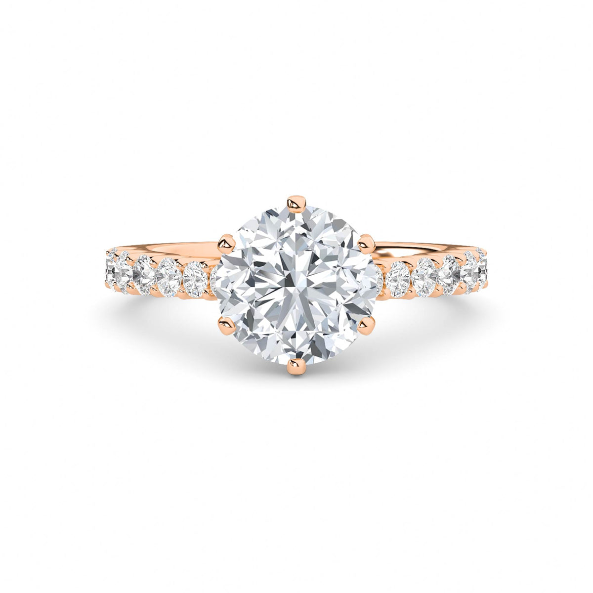 LR60494-3 lab-grown diamond ring