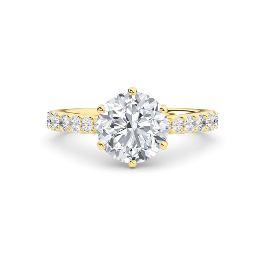 LR60494-3 lab-grown diamond ring