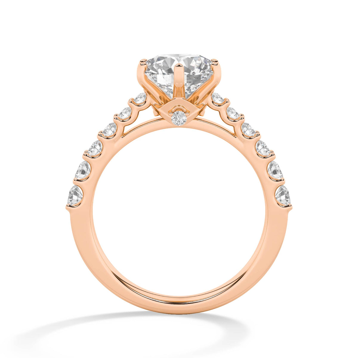 LR60494-3 lab-grown diamond ring