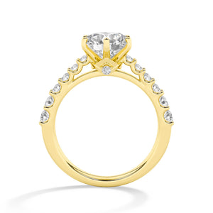 LR60494-3 lab-grown diamond ring