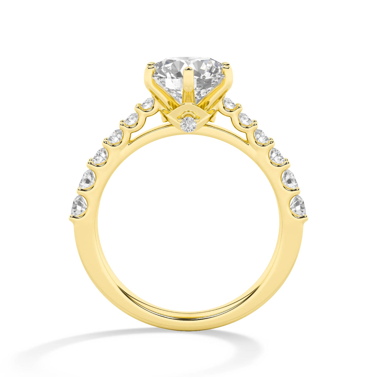 LR60494-3 lab-grown diamond ring