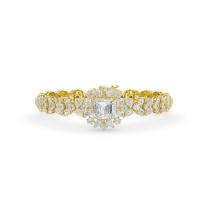 18K Lab-Grown Diamond Bracelet – MLB00544 - Yellow Gold