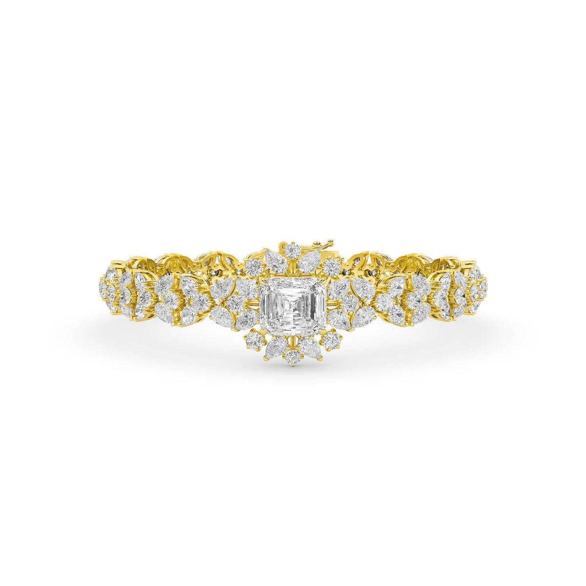 18K Lab-Grown Diamond Bracelet – MLB00544 - Yellow Gold