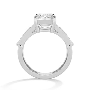 18K Lab-Grown Diamond Ring – MLR00287-1 - White Gold