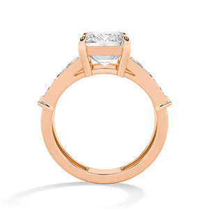 18K Lab-Grown Diamond Ring – MLR00287-1 - Rose Gold