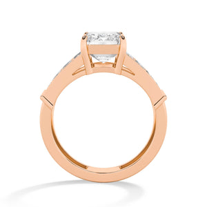 Emerald LG Diamond Ring – MLR00287 - Rose Gold