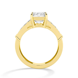 Emerald LG Diamond Ring – MLR00287 - Yellow Gold