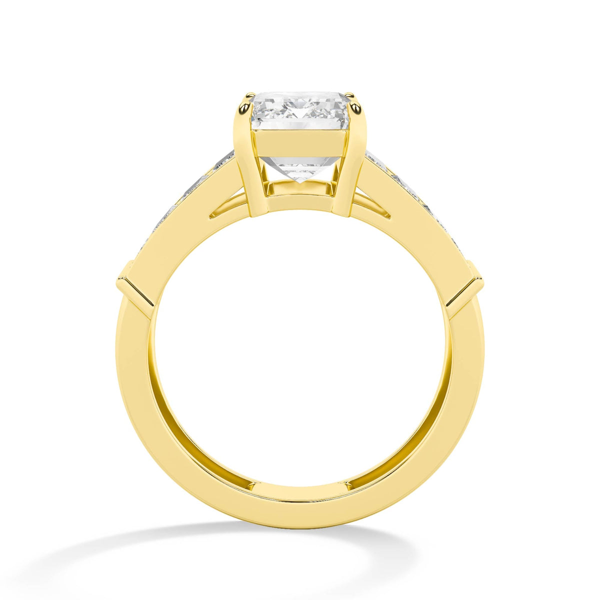 Emerald LG Diamond Ring – MLR00287 - Yellow Gold