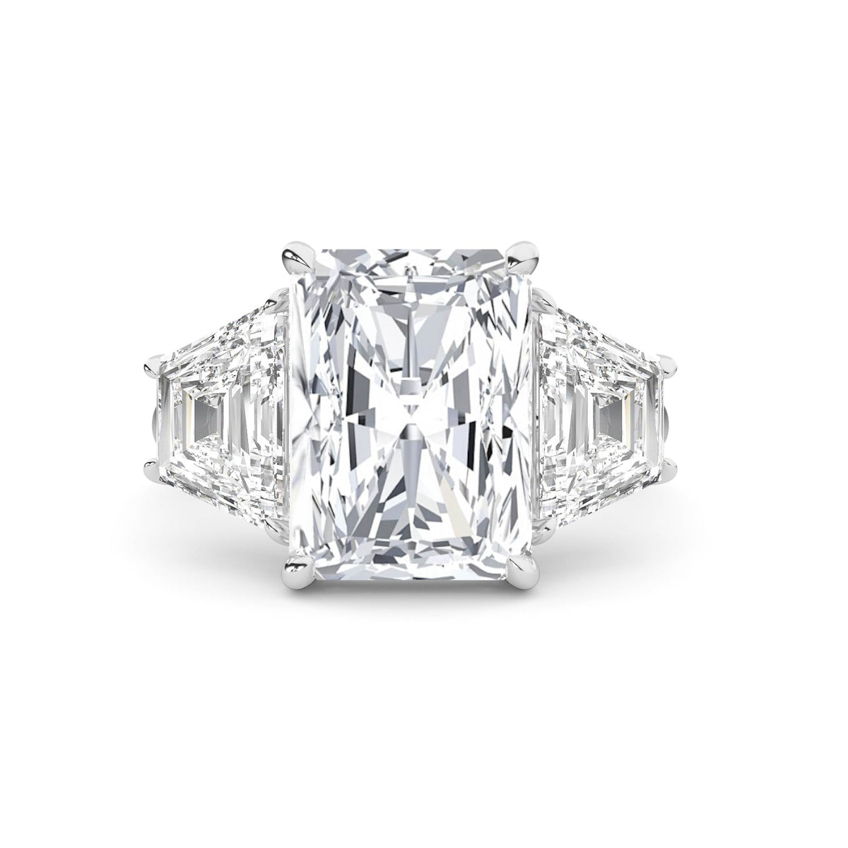 18K Lab-Grown Diamond Ring – MLR00288-1 - White Gold