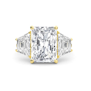 18K Lab-Grown Diamond Ring – MLR00288-1 - Yellow Gold