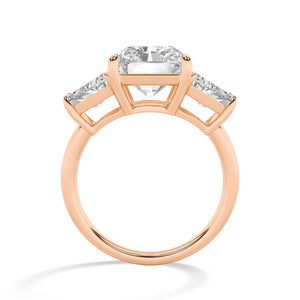 18K Lab-Grown Diamond Ring – MLR00288-1 - Rose Gold